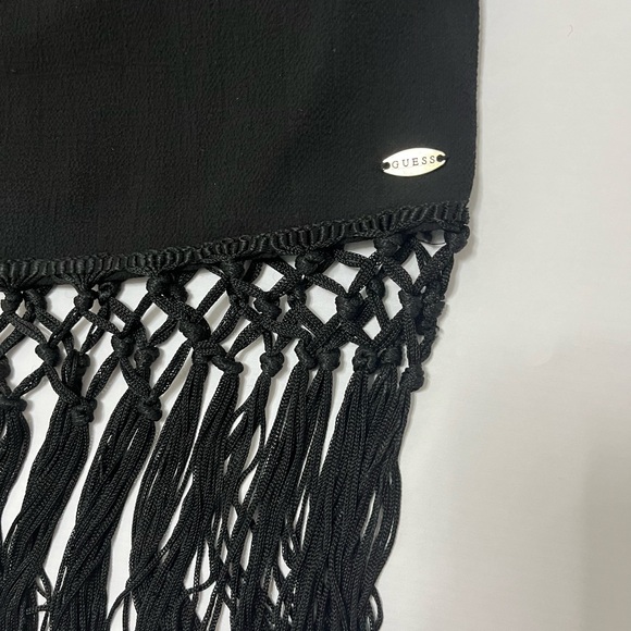 Guess floral embroidered fringe dress - whimsigoth cottage core - size medium - Picture 11 of 12